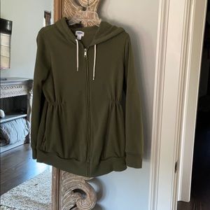 Maternity zip up hoodie
